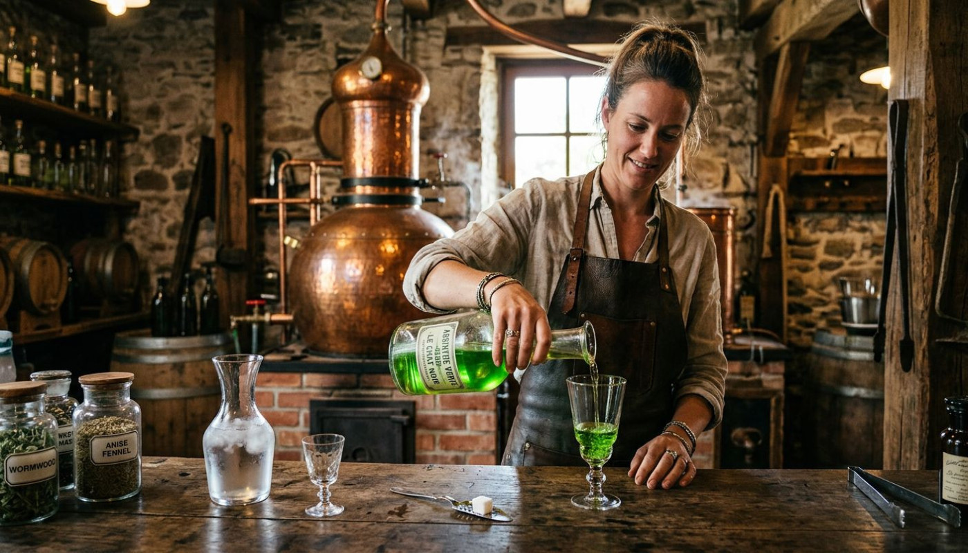 Comment l'artisanat influence-t-il la qualité de l'absinthe ?