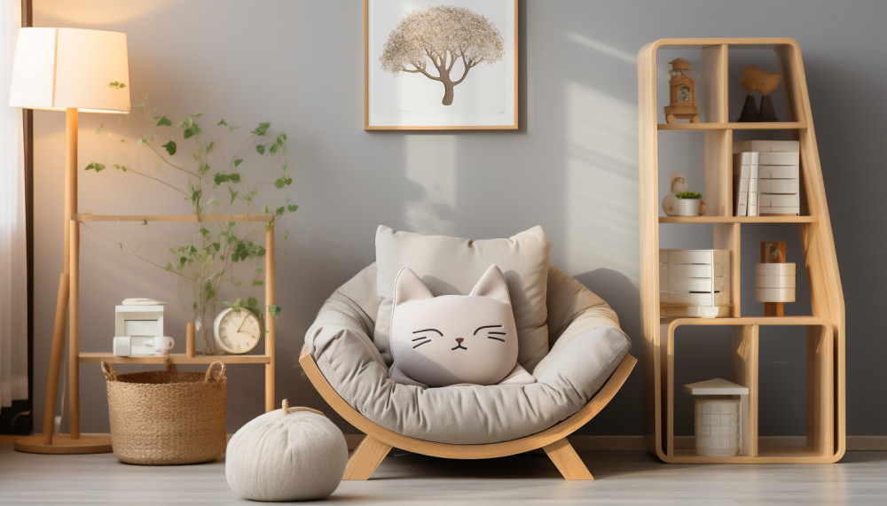 La peluche géante et son espace dédié à la maison